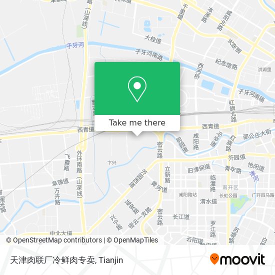 天津肉联厂冷鲜肉专卖 map