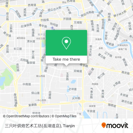 三只叶烘焙艺术工坊(岳湖道店) map