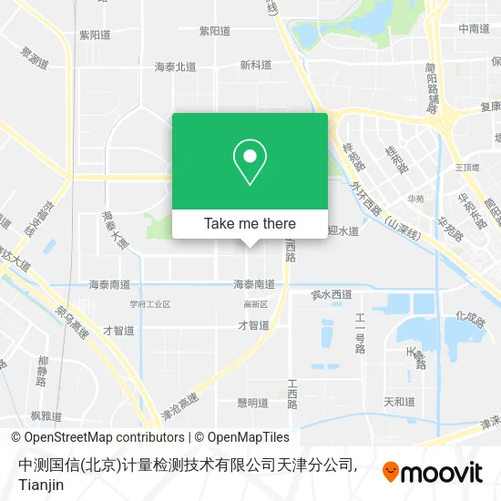 中测国信(北京)计量检测技术有限公司天津分公司 map