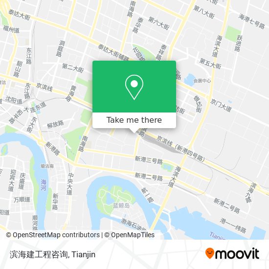 滨海建工程咨询 map