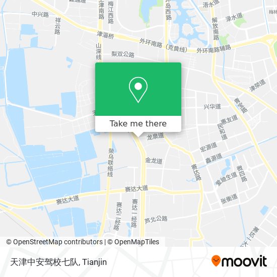 天津中安驾校七队 map