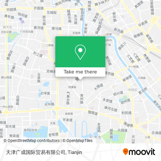 天津广成国际贸易有限公司 map