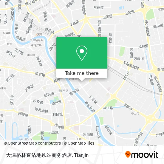天津格林直沽地铁站商务酒店 map