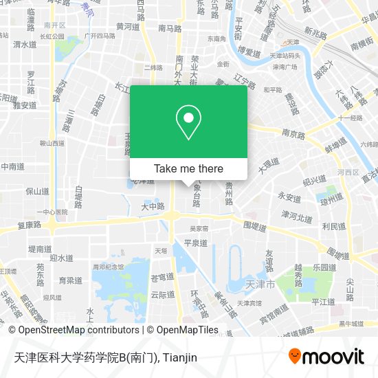 天津医科大学药学院B(南门) map