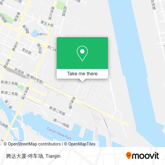 腾达大厦-停车场 map