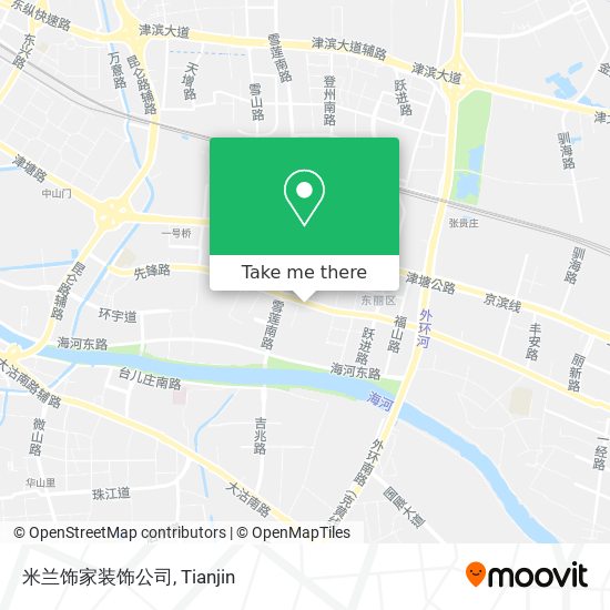 米兰饰家装饰公司 map