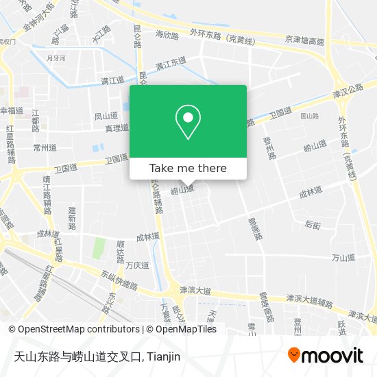 天山东路与崂山道交叉口 map
