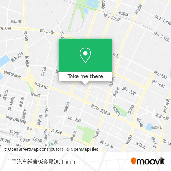广宇汽车维修钣金喷漆 map