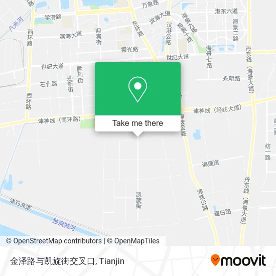 金泽路与凯旋街交叉口 map