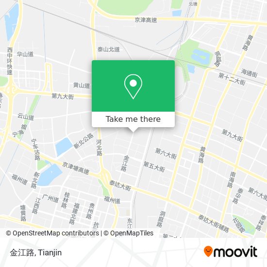 金江路 map