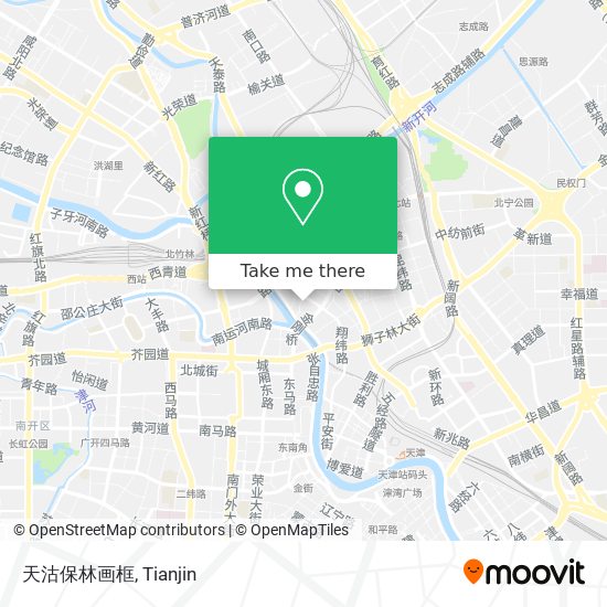 天沽保林画框 map