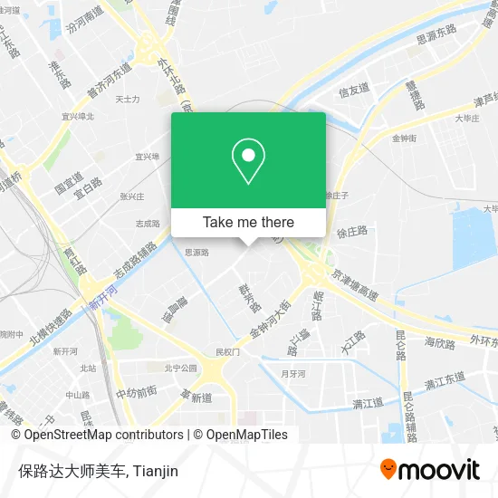 保路达大师美车 map
