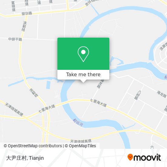 大尹庄村 map