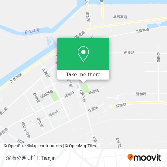 滨海公园-北门 map