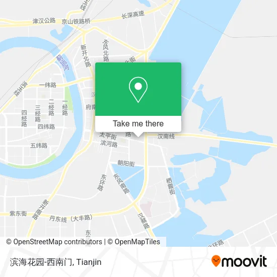 滨海花园-西南门 map