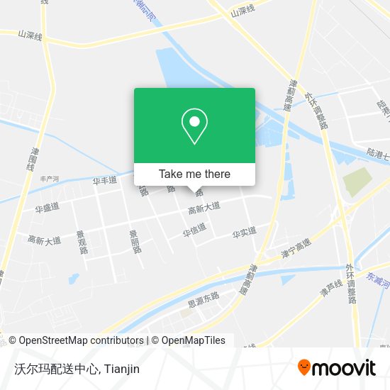 沃尔玛配送中心 map