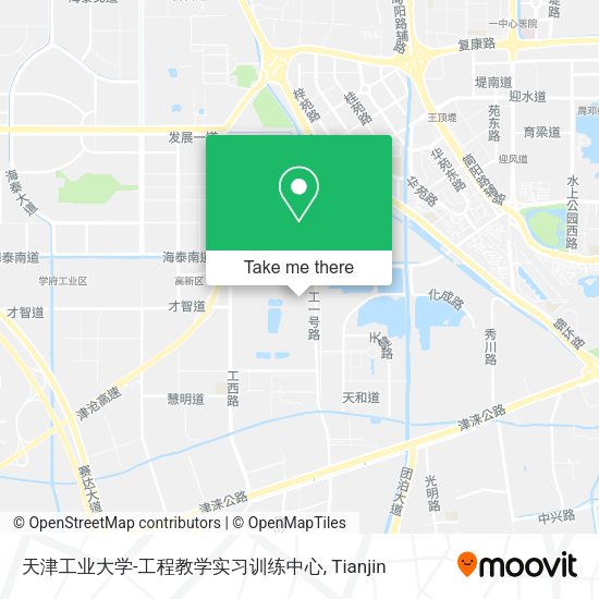 天津工业大学-工程教学实习训练中心 map