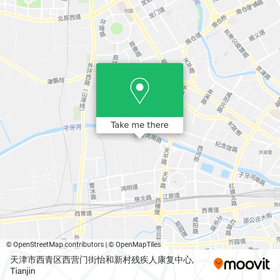 天津市西青区西营门街怡和新村残疾人康复中心 map