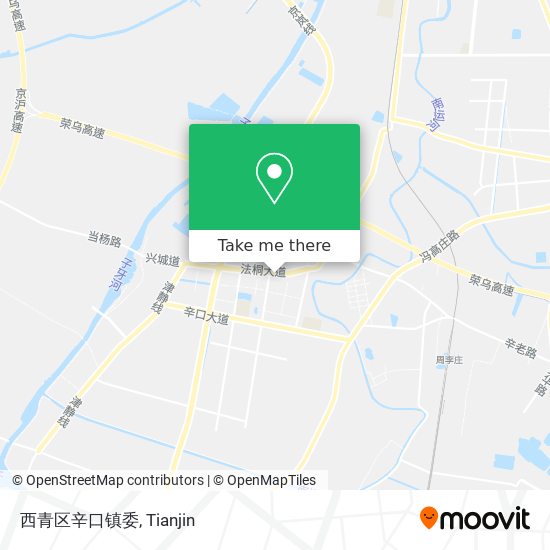 西青区辛口镇委 map