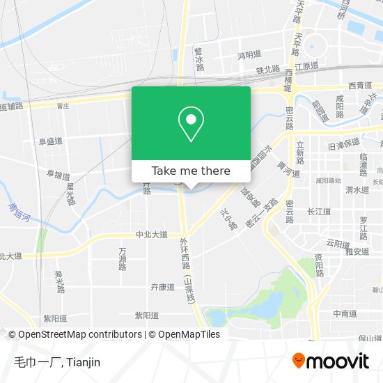 毛巾一厂 map