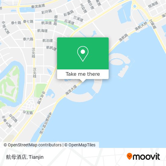 航母酒店 map