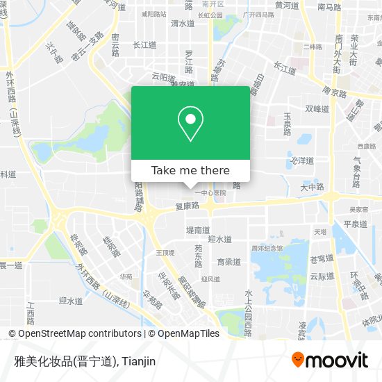 雅美化妆品(晋宁道) map