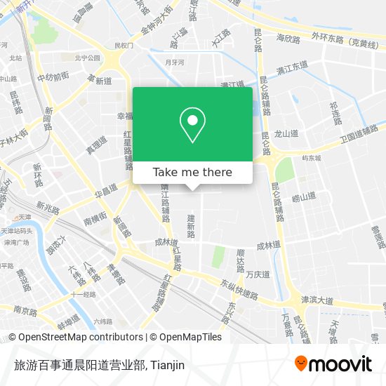 旅游百事通晨阳道营业部 map