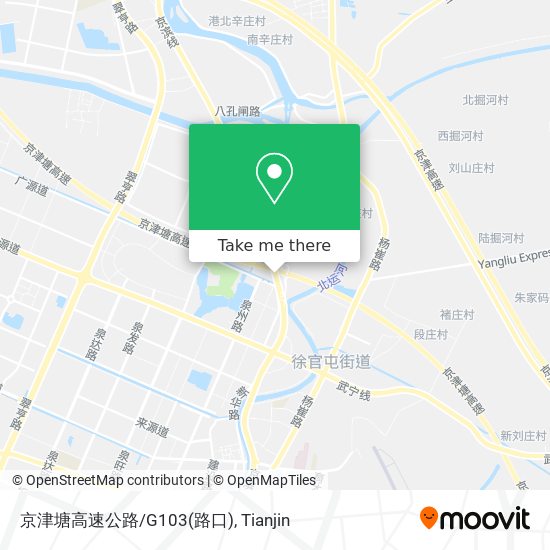 京津塘高速公路/G103(路口) map