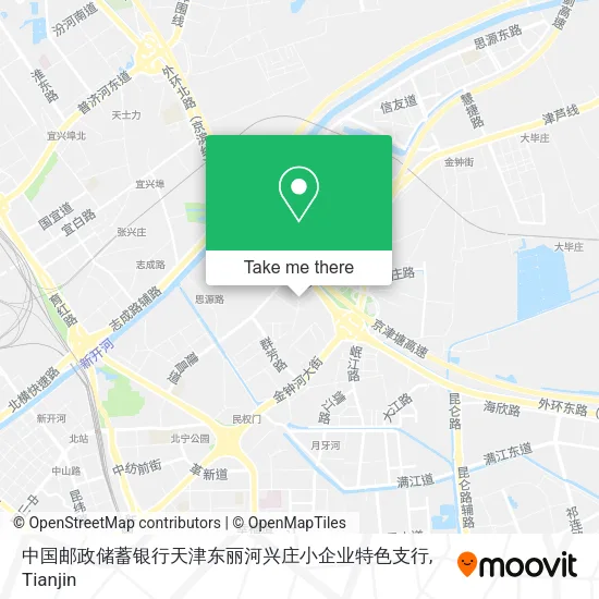 中国邮政储蓄银行天津东丽河兴庄小企业特色支行 map