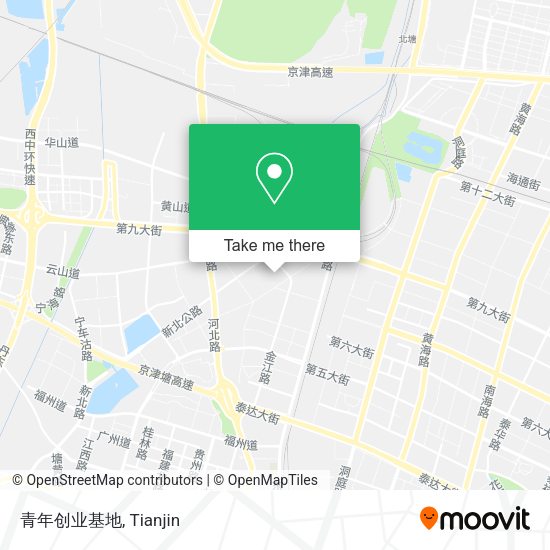 青年创业基地 map