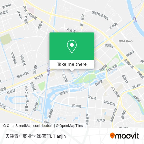 天津青年职业学院-西门 map