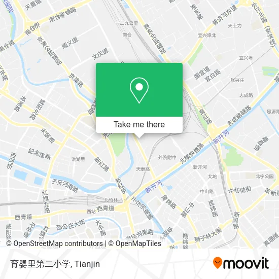 育婴里第二小学 map
