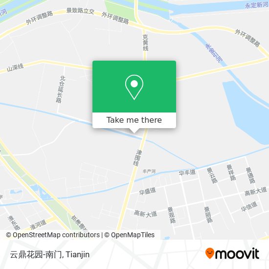 云鼎花园-南门 map