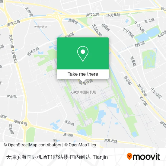 天津滨海国际机场T1航站楼-国内到达 map