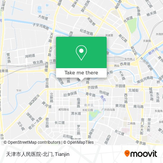 天津市人民医院-北门 map
