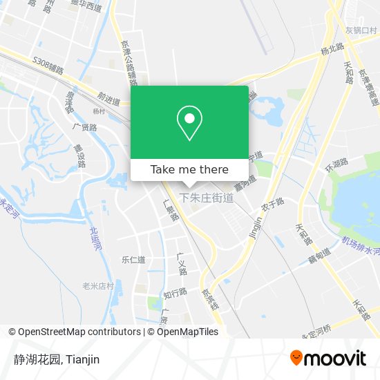 静湖花园 map