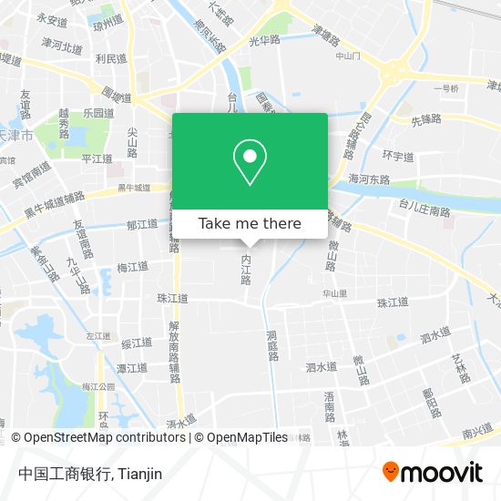 中国工商银行 map