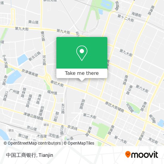 中国工商银行 map