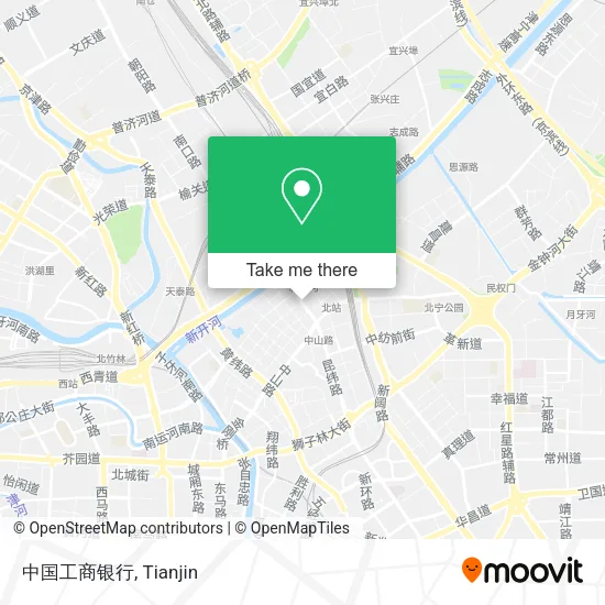 中国工商银行 map