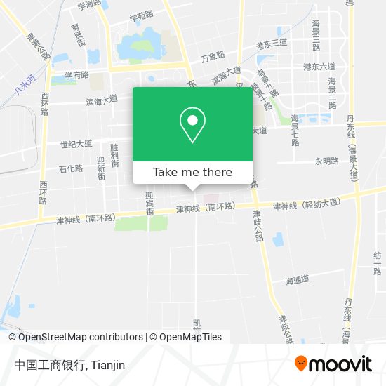 中国工商银行 map