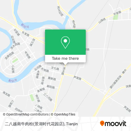 二八越南牛肉粉(景湖时代花园店) map