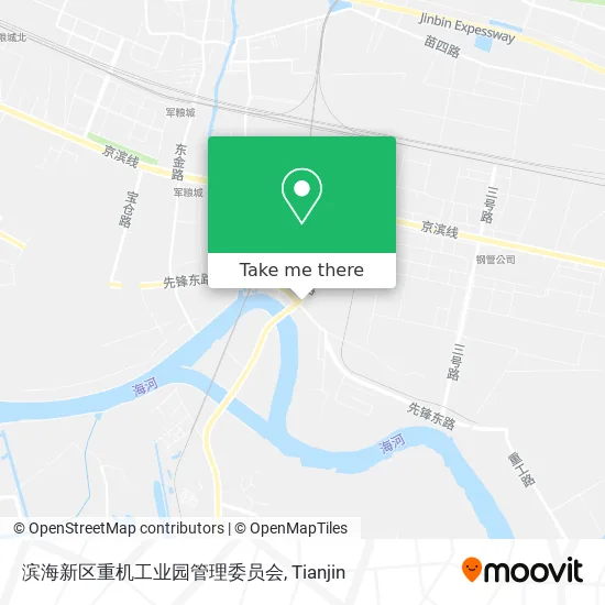 滨海新区重机工业园管理委员会 map