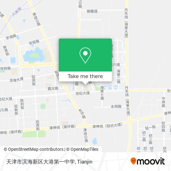天津市滨海新区大港第一中学 map