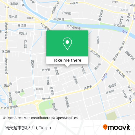 物美超市(财大店) map