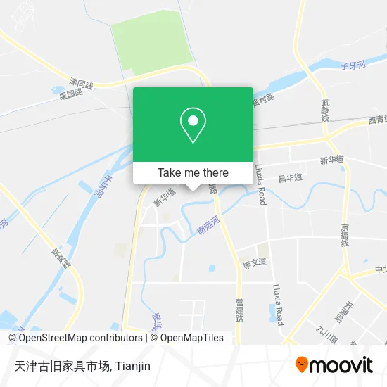 天津古旧家具市场 map
