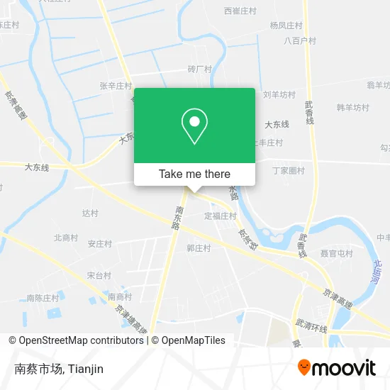 南蔡市场 map