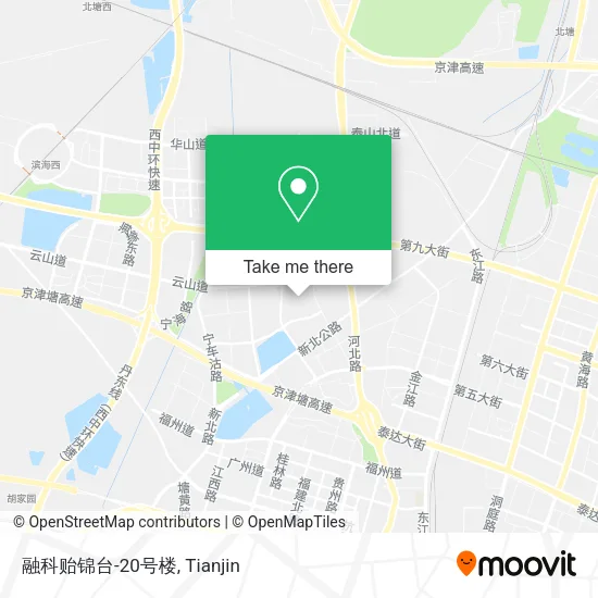 融科贻锦台-20号楼 map