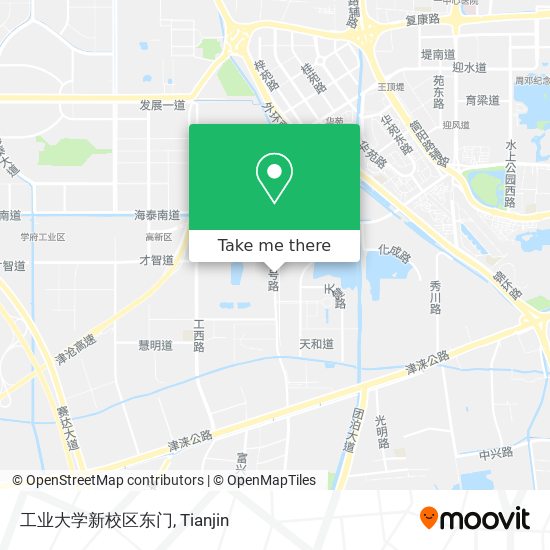 工业大学新校区东门 map