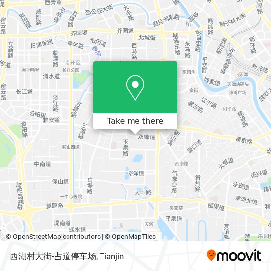西湖村大街-占道停车场 map