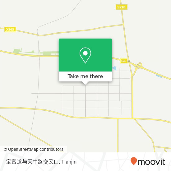 宝富道与天中路交叉口 map